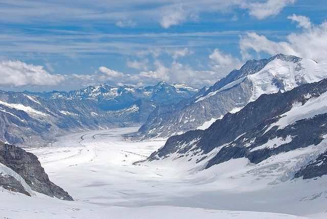 Ледник Алеч, Швейцария
